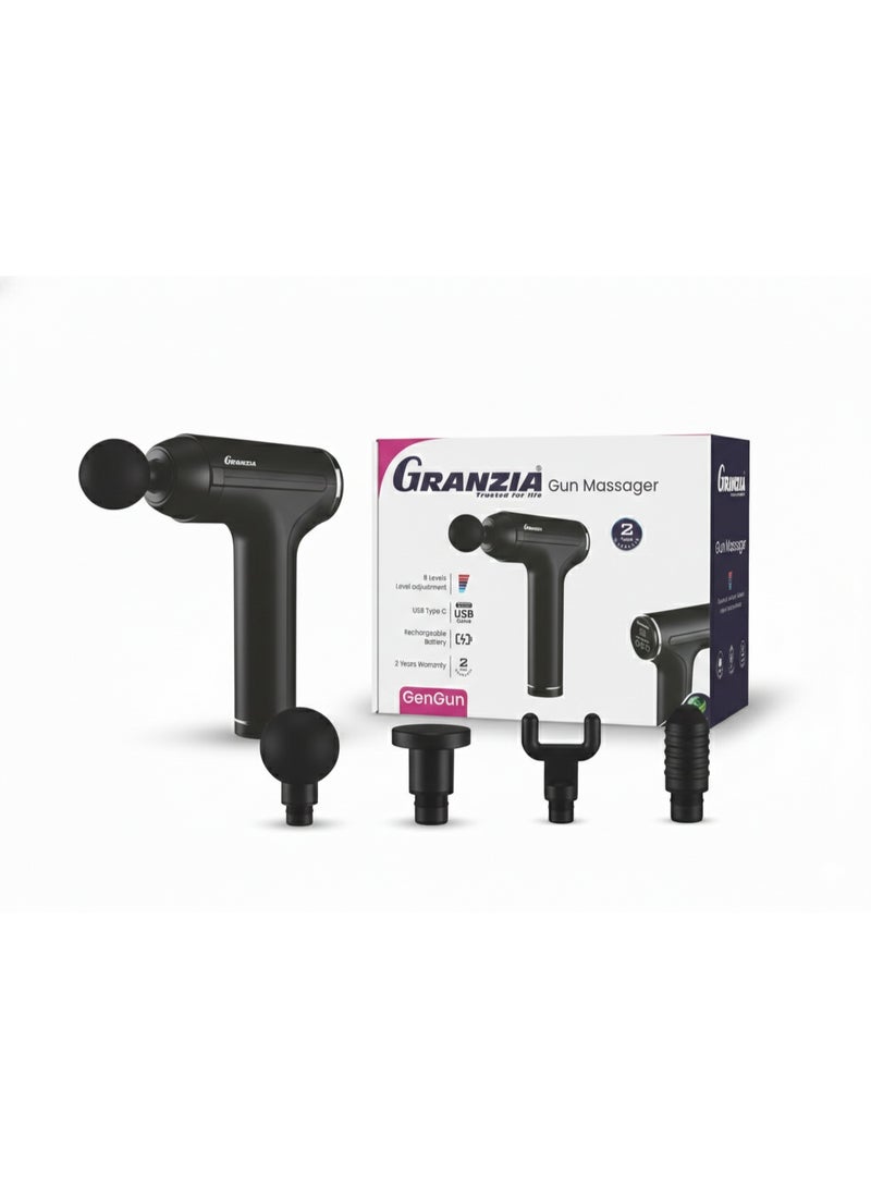 Granzia Massage Gun is a practical home massage device for relaxing muscles, reducing stiffness, and improving energy levels in minutes without any effort. - Image 2